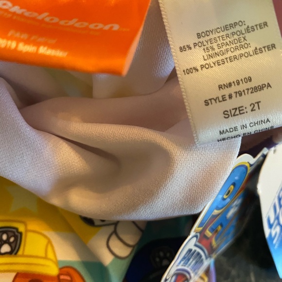 Paw Patrol Sunblock Swimsuit - Girls 2t - Picture 4 of 6